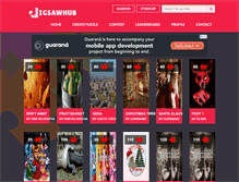 Tablet Screenshot of jigsawhub.com